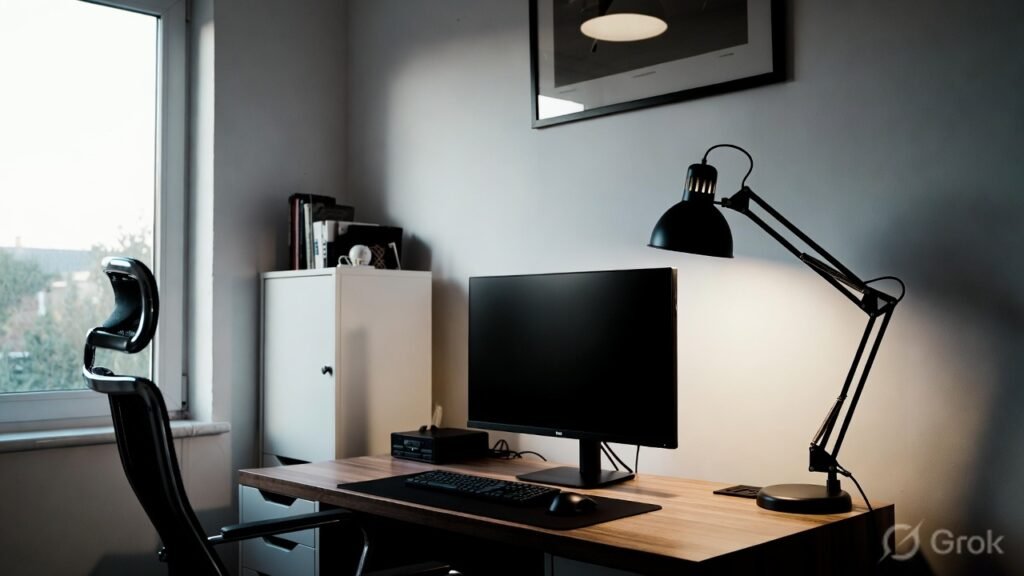 Home Office with Ideal Ergonomic Lighting